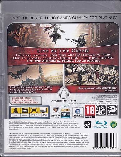 Assassins Creed 2 Platinum Game of the Year Edition - PS3 (B Grade) (Genbrug)